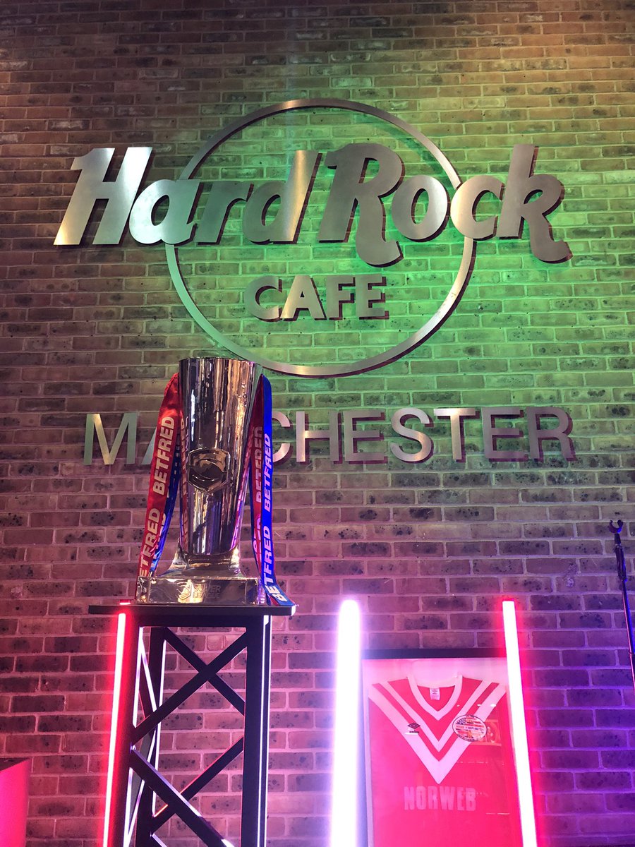 WarringtonRLFC's tweet photo. An early start down at the Printworks 👀 https://t.co/FK6amhYh7z