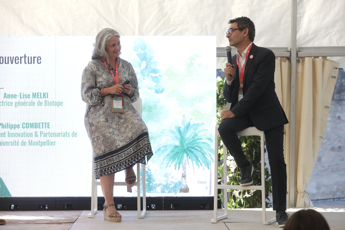 umontpellier's tweet photo. #InnovationUM 🚀 Afterwork de l'Innovation : Débat avec Philippe Combette, Vice-Président Partenariats et Innovation @umontpellier et Anne-Lise MELKI, Directrice générale de Biotope. L’occasion de partager  leurs perspectives sur l’innovation, les tendances émergentes... https://t.co/7SBQeaVoLh