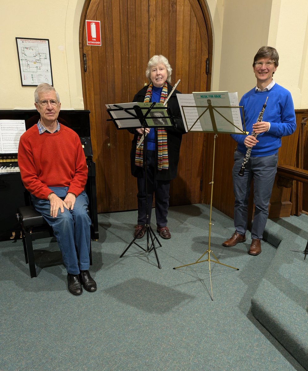 HolyTrinitySH's tweet photo. This Sunday, July 14 at 2.30pm The Wiffler Flute Ensemble &amp; Friends will present an afternoon of musical delights in the church, and if their rehearsal today is anything to go on you’ll not be disappointed.

Tickets at door are $20.00 - with all money going to assist the ASRC. https://t.co/5kvzqs9Nm6