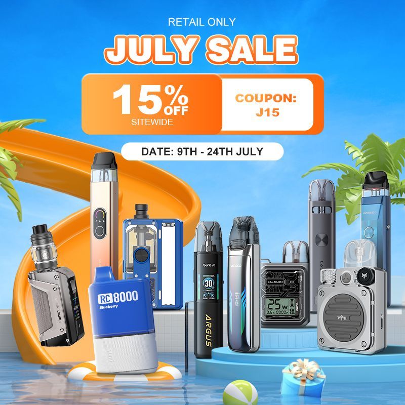 🌈🌈
7️⃣🎉💨Healthcabin - July Sale 2024🔥👍

1️⃣Sign in to get VIP price
2️⃣15% OFF sitewide: J15
..
❗Retail ONLY
Date: 9th - 24th July, 2024📆
>
More Details:👇
healthcabin.net/blog/july-sale…
Shop:👇
healthcabin.net
>
#healthcabin #julysale #vapewholesale #vape #vapelife #vapor