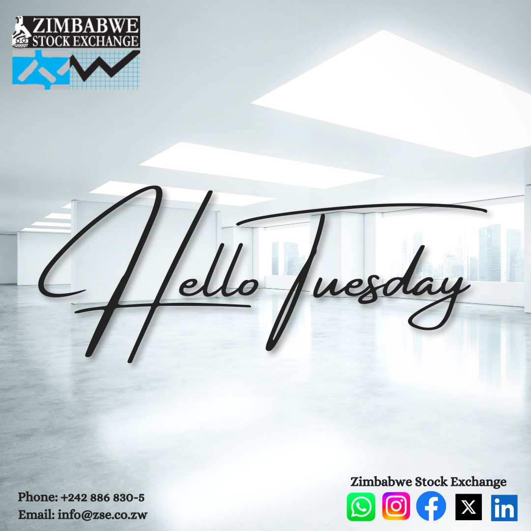 ZSE_ZW's tweet photo. Tuesday vibes: productivity mode #seconddayoftheweek https://t.co/OAa4gMm8US