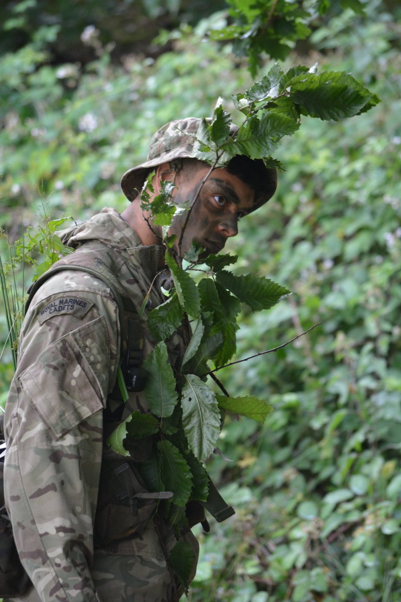 TSBrilliant_RMC's tweet photo. Last week whilst the Sea Cadets were boating the Royal Marines Cadets entered phase 2 of their summer training with a lesson on camouflage and concealment # #TSBrilliant #RoyalMarinesCadets #SeaCadets #CadetExperience #TunbridgeWells #CamdenRoadTW #Youth https://t.co/RgjMuw7Ttn