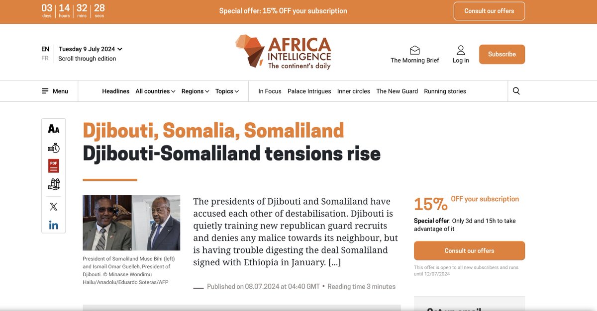 RAbdiAnalyst's tweet photo. #BREAKING 

Djibouti training Issa and Gadabursi rebels to destabilise Somaliland, Africa Intelligence report confirms.

The rebels being trained in Guestir military base, 50km south of Ali-Sabieh. https://t.co/e080TX2AEk