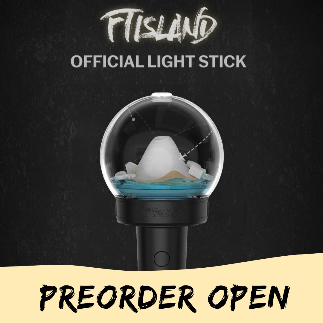 FTISLAND OFFICIAL LIGHT STICK PREORDER OPEN! 💡🏝️
Order now: forms.gle/M1TNWdoK9iNaFM…

PO closes July 10.