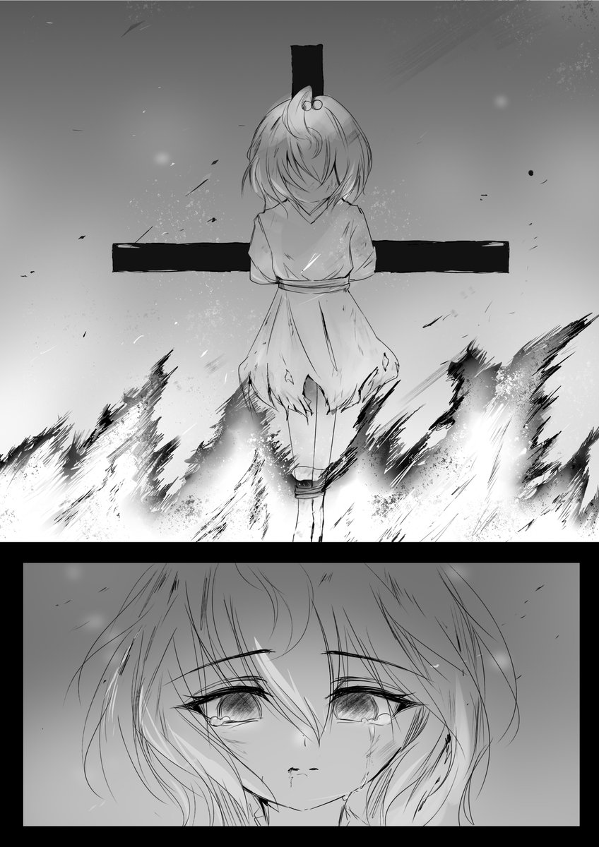 mishi_171717's tweet photo. "You, who saved me." 
(1/?) https://t.co/fBbnS8OzzC