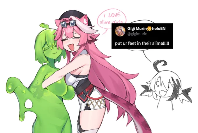 this panther likes slime girls#RaorArt #rkggk 