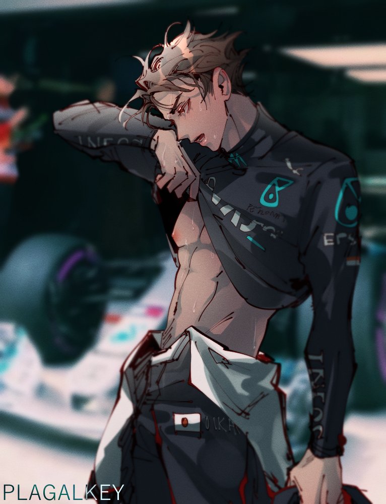 plagalkey's tweet image. F1 AU cooldown #oikawatooru #haikyuu