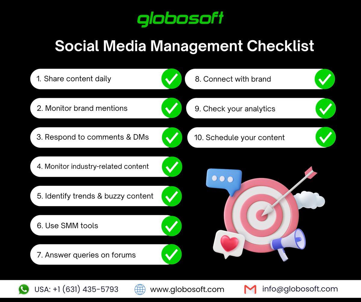 globosoft's tweet photo. Transform your social media presence with our expert SMM services!

Use these tips to manage your SM accounts effectively.

https://t.co/QI8jvn0rds

#SMM #SocialMedia #SMMTips #SocialMediaMarketing #SMMExperts #SocialMediaManagement #DigitalMarketing #ProductivityTools https://t.co/mIIWdQLfeu