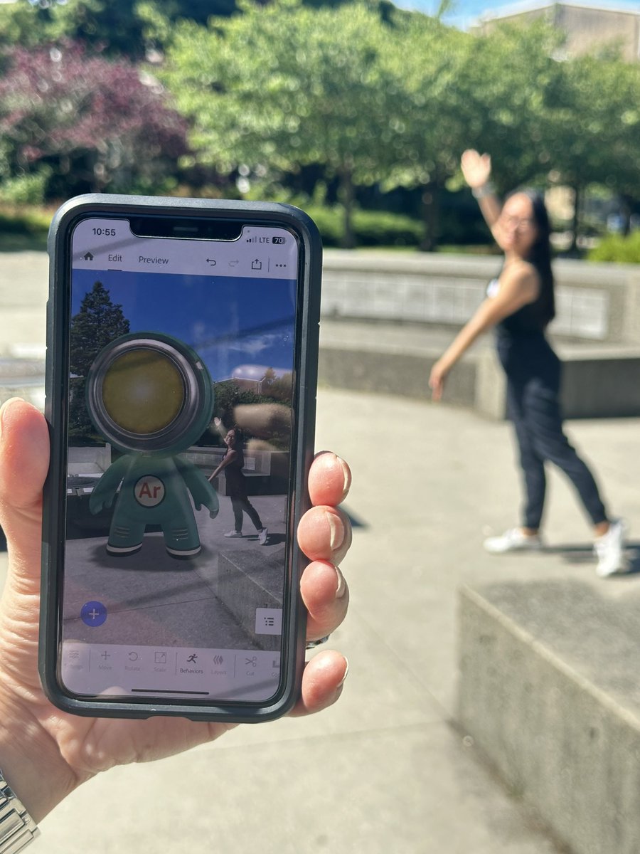mslucylai's tweet photo. MET Summer Institute on Augmented Reality, Virtual Reality and Extended Reality at UBC. It’s such an honour to learn from Dr. Keri Ewart and experts from the field. This is going to be an amazing week! 

#UBC #METProgram #ExtendedRealities
#ImmersiveTechnologies #GenerativeAI https://t.co/ZiZbZ5beWk