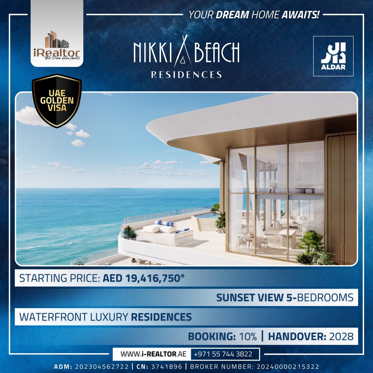 irealtorre's tweet photo. Branded Residences
ADM: 202304562722
Broker No: 20240000215322
CN-3741896
#waterfront #seafacing #luxuryapartments #buyproperties #luxuryproperties #qualityliving #investinproperty #uaegoldenvisa #investindubai #luxuryliving #dubailife #dubailiving #investorshub #thehundred https://t.co/UhvtXe8r1A