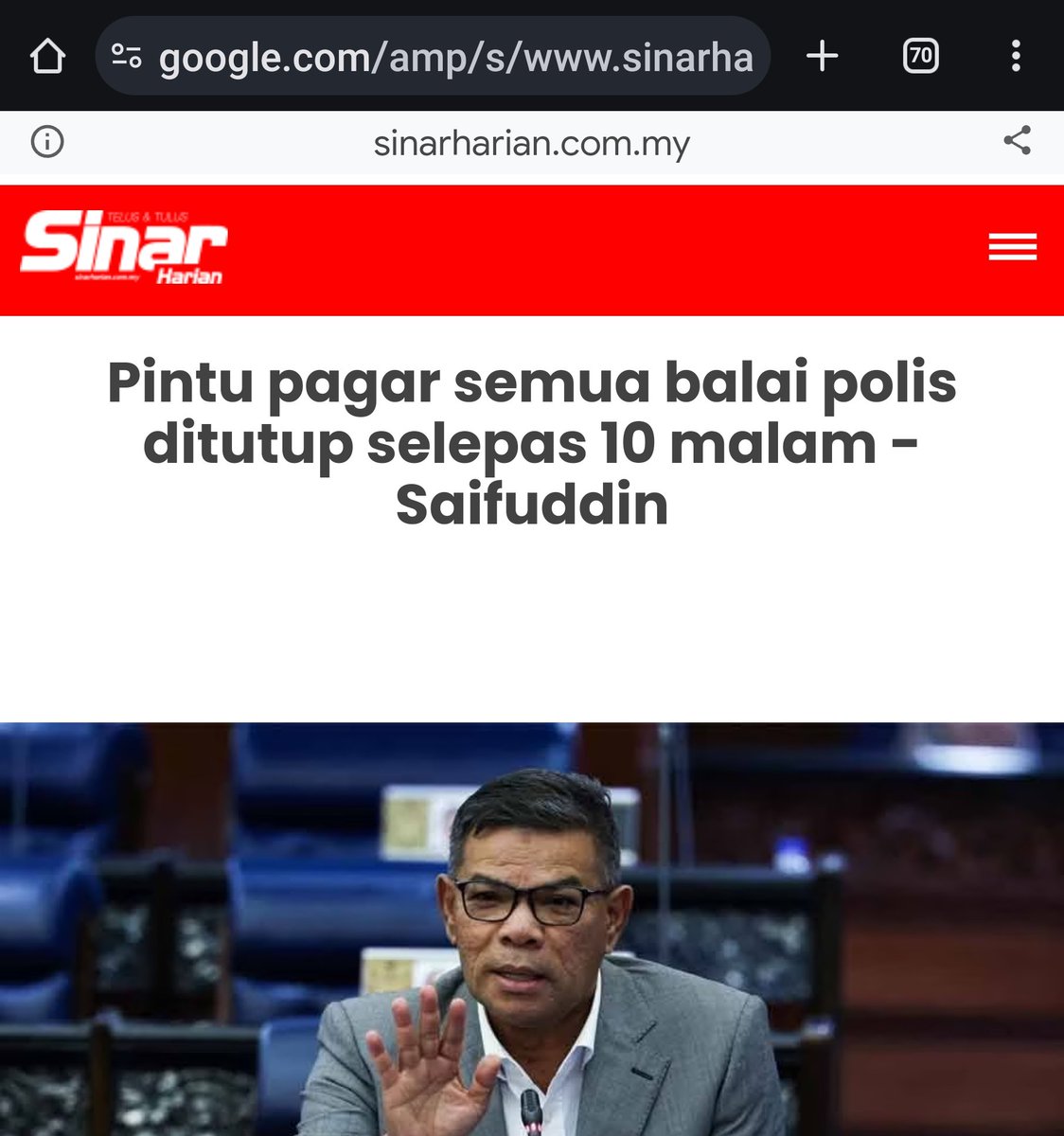 sitikasim's tweet photo. When we thought that it couldn't go lower..... Madani has proven that they can beat the impossible by going lower in the level of stupidity. Simply unbelievable. What's next? If there's attack at Hospital Emergency, they'll close the same? Madness! 🤯

https://t.co/v4nGBwC06m https://t.co/KiaE79Iutt