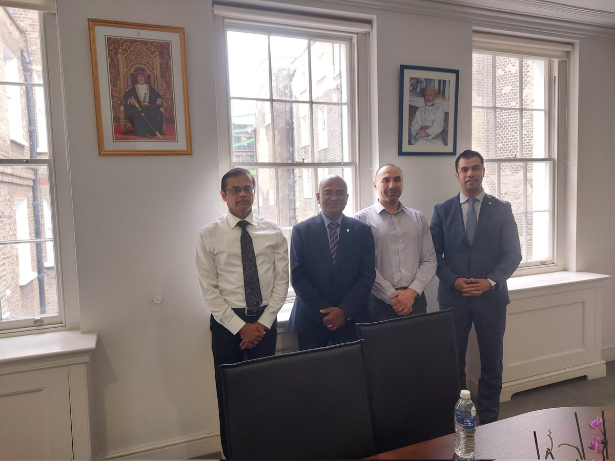 It was good to be back at the Kuwait &amp; Oman embassies in London to discuss ongoing partnerships between the GCC &amp; <a href="/UniofBradford/">University of Bradford</a> and review student progress &amp; support. Looking forward to working closely with colleagues in London    &amp; with the ministries back home <a href="/Ismat_AbuShihab/">Ismat Abu Shihab</a>