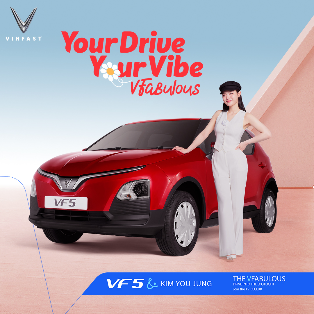 เปิดตัวกันไปแล้วกับ Brand Ambassador คนแรกของ VinFast คุณ ‘คิมยูจอง’ นักแสดงสาวมากความสามารถ คาแรคเตอร์โดดเด่น เพิ่มสีสันของ VinFast ในทุกมิติ แล้วคุณล่ะ พร้อมที่จะ Drive Your Vibe ไปกับพวกเราหรือยัง!

#VinFast #VF5 #YourDriveYourVibe #Vibeใหม่ๆตามใจชีวิต #ElectrifyYourSense