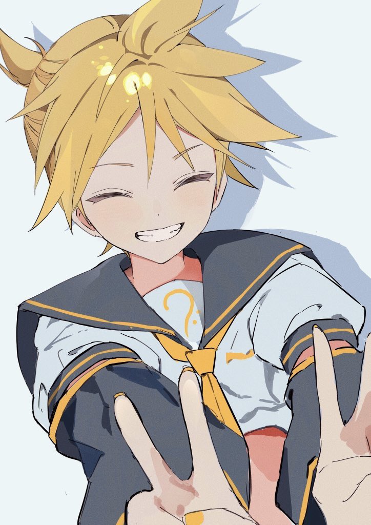 Geometry682's tweet photo. ＃鏡音レン
金曜日にイラスト投稿するよ(=´∀｀)人(´∀｀=)お楽しみに https://t.co/W6LJTjAm4o