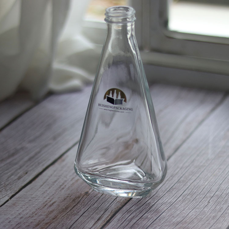 Crystal Glass Material Diamond Spirit Bottle Liquor Bottles For Water Vodka Juice Beverage