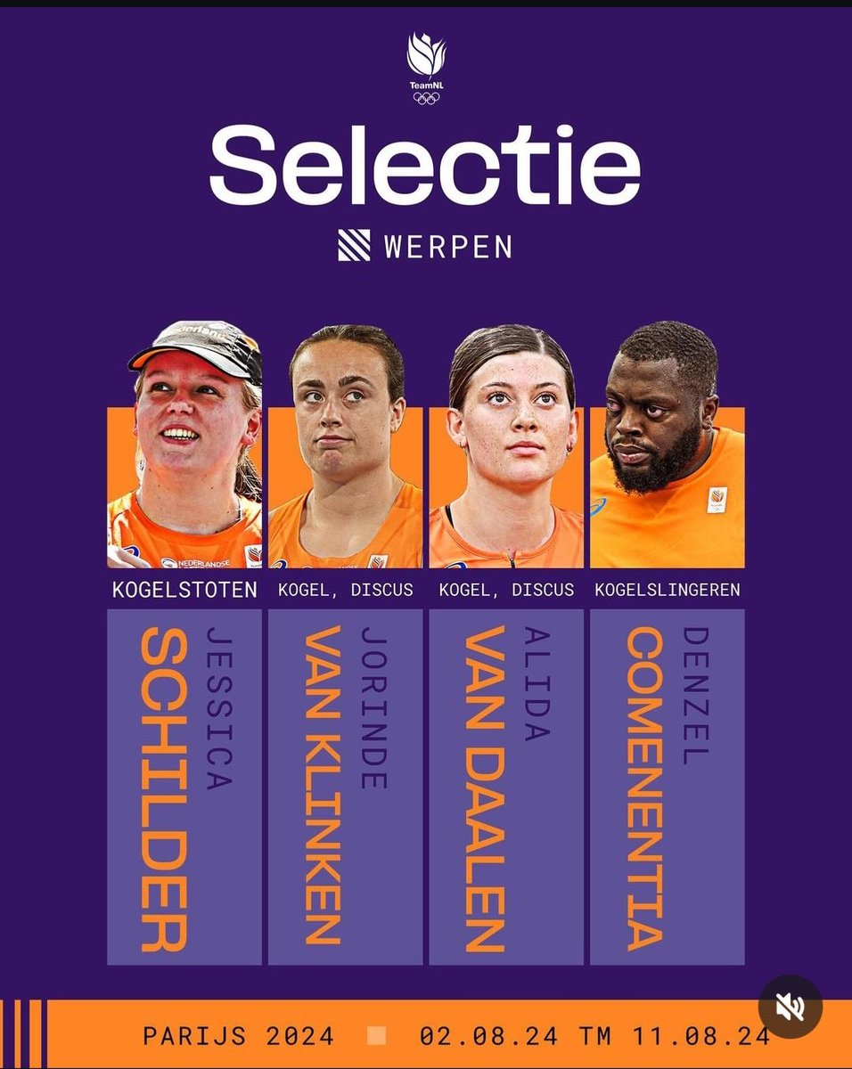 TopatletiekLive's tweet photo. De Nederlandse selectie voor de Olympische Spelen bestaat uit 47 (❗️) atleten❣️
Lees complete verhaal hier:
https://t.co/QNsoCX3yyI https://t.co/R2gjad7WQz