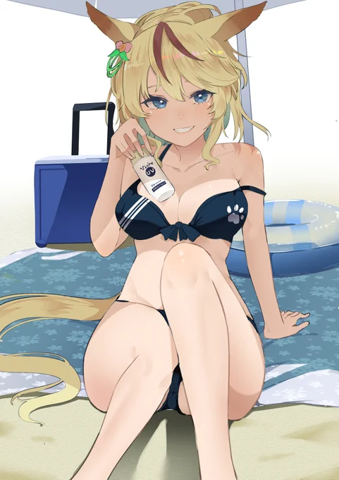 先輩、塗ってもらっていいですか? 