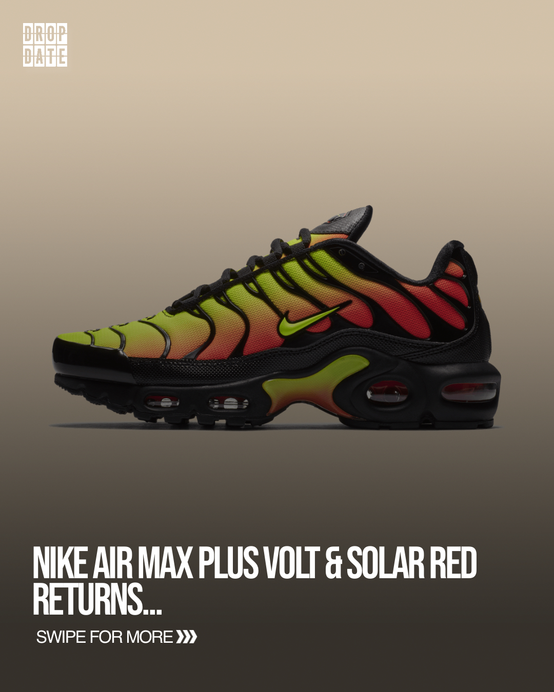 Air max plus solar red 2025