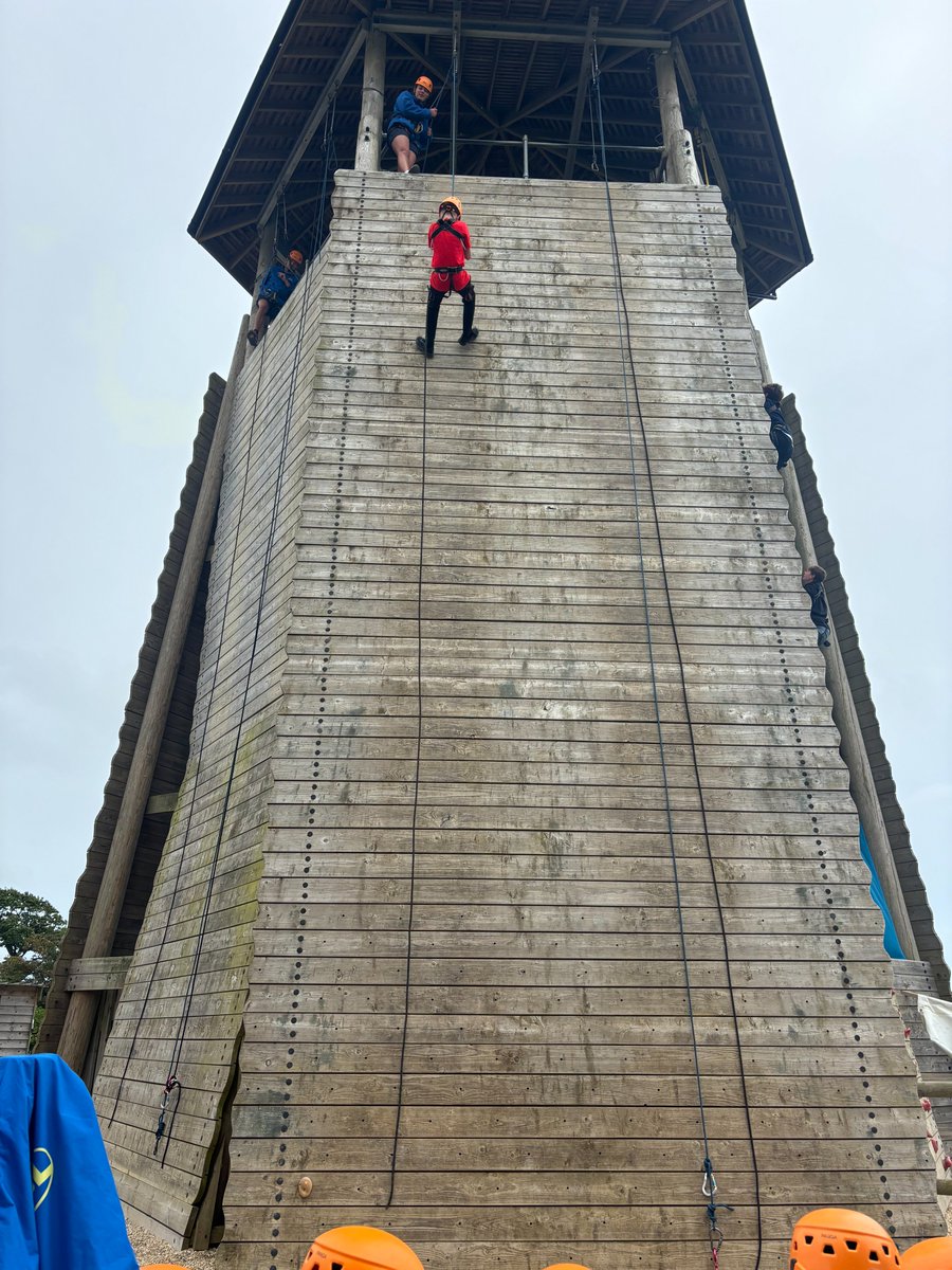 Great afternoon abseiling. Year 6 are having a brilliant time at PGL Osmington Bay