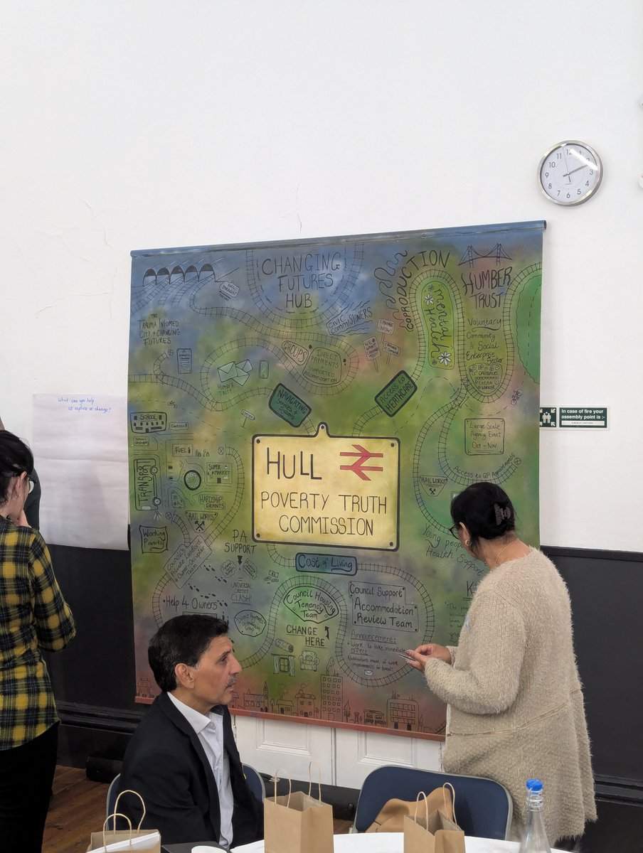 ‘Nothing about us, without us, is for us’ 

Yesterday’s Hull Truth Poverty Commission event heard from people with lived experiences of poverty who are driving real change alongside policy makers. 

<a href="/Y_PERN_/">Y-PERN</a>  is now capturing learnings from this inspirational programme.
