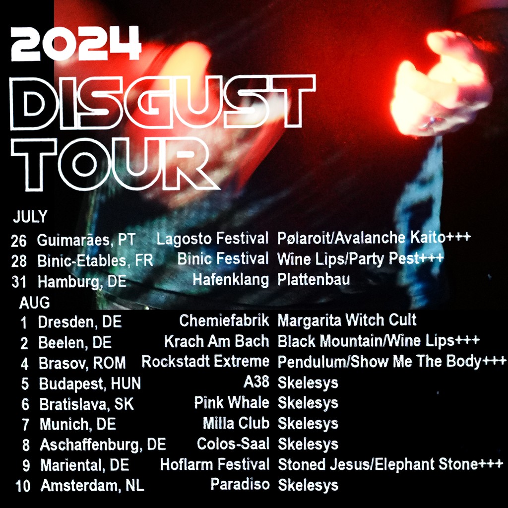 APTBS's tweet photo. Support for the DISGUST TOUR announced!!!

The blistering mind-bending @skelesysmusic will be joining us on most of the tour. Get tickets now -> https://t.co/XXsfIUxMFa https://t.co/QS9SofCtSQ