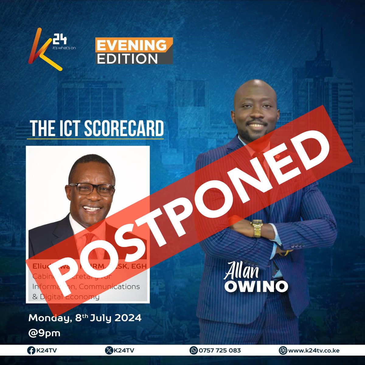 OnguruMeister's tweet photo. #RutoMustGo the pressure is bearing, people ✊🏿
First Isaac Mwaura outpourad, and then Eliud Owalo wallowed out of this one. They can no longer face Kenyans with lies. Continue putting William Ruto's men's feet to the fire!
#RutoMustBeStopped #RutoMustResignNow #RejectIEBCBill https://t.co/ntRJJMImpT