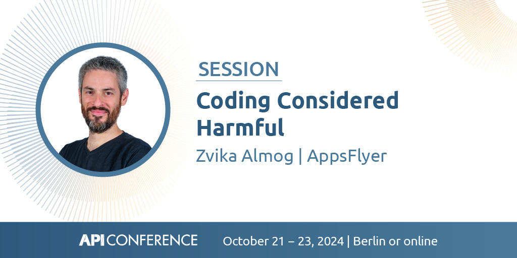 api_conference's tweet photo. 🚀 Discover how deleting more code can lead to major cost reductions and improved business outcomes! Don't miss @ZvikaAlmog session at the #APIcon this year! 🔥
▶️ https://t.co/SDWn4N5tTs ◀️
#Coding #DevOps #OpenSource #Automation #APIs #Innovation #SoftwareDevelopment https://t.co/5cCvt638gn