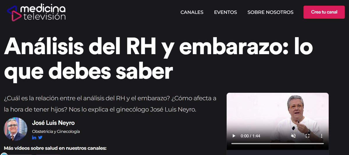 doctorneyro's tweet image. Análisis del #factorRh y #embarazo: lo que debes saber

¿Cuál es la relación entre el #análisisdelRh y el #embarazo? 

¿Cómo afecta a la hora de #tenerhijos?

En un #video de #3minutos desde @Medicina_TV 

medicinatelevision.tv/analisis-rh-em…