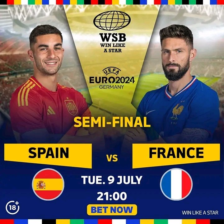 Spain vs France free bets Euro 2024 offers & price boosts for semi