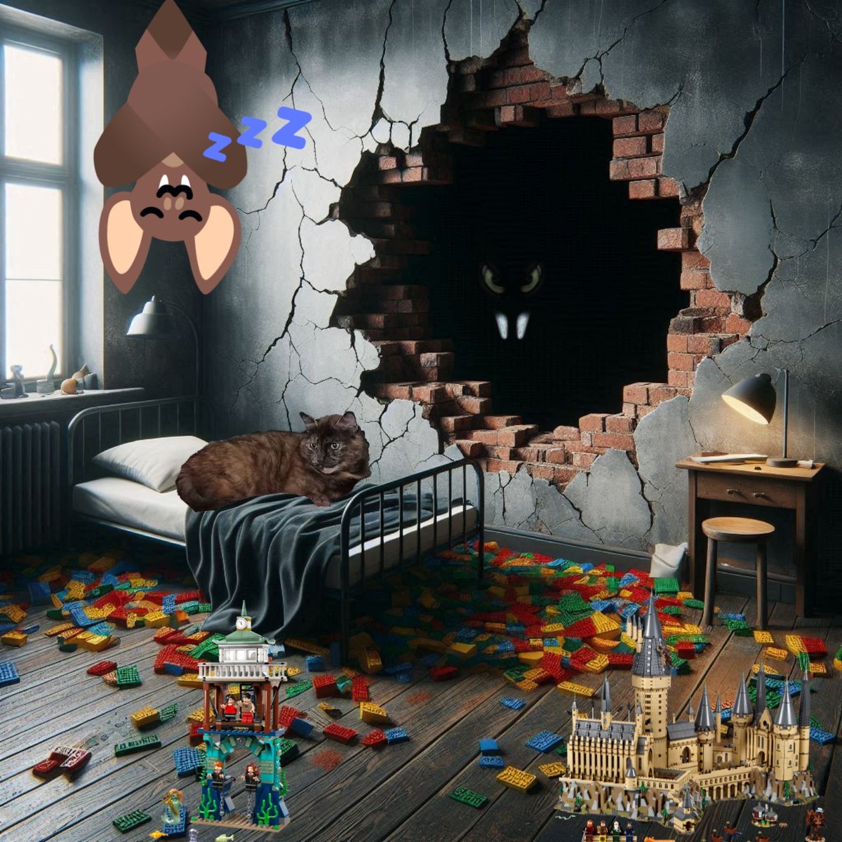 Ich bin wirklich erschüttert, dass <a href="/Frau_Fledermaus/">🦇 Frau Flatterjulflausch 🦇</a> 🦇letzte Nacht so viel Blut🩸 verloren hat! 🙀😿

Ich kann wirklich nicht nachvollziehen wer derartige Mengen an Blut klauen würde und es war doch beim Schlafengehen eigentlich noch alles ruhig/unauffällig in ihrem Zimmer... 🤔