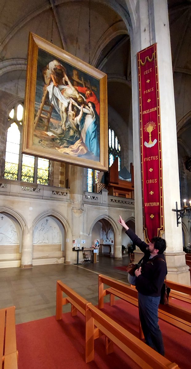 HunAdamoglu's tweet photo. Took a detour to Arras, to see the painting by Rubens, Descent form the Cross, held within the church of Saint John the Baptist
#fineart #painting #Rubens #France #art #church #oilpainting #fineartist https://t.co/Yr6bU7S7vw