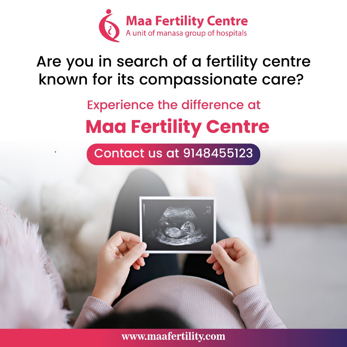 Maafertility's tweet photo. Are you in search of a fertility center known for its compassionate care? 🌸

At Maa Fertility Centre, we understand that the journey to parenthood can be challenging and emotionally taxing.

https://t.co/wG7IijtfmJ | +91 9148455123
#maafertility #infertilitytreatment https://t.co/zQ8j5IuWym