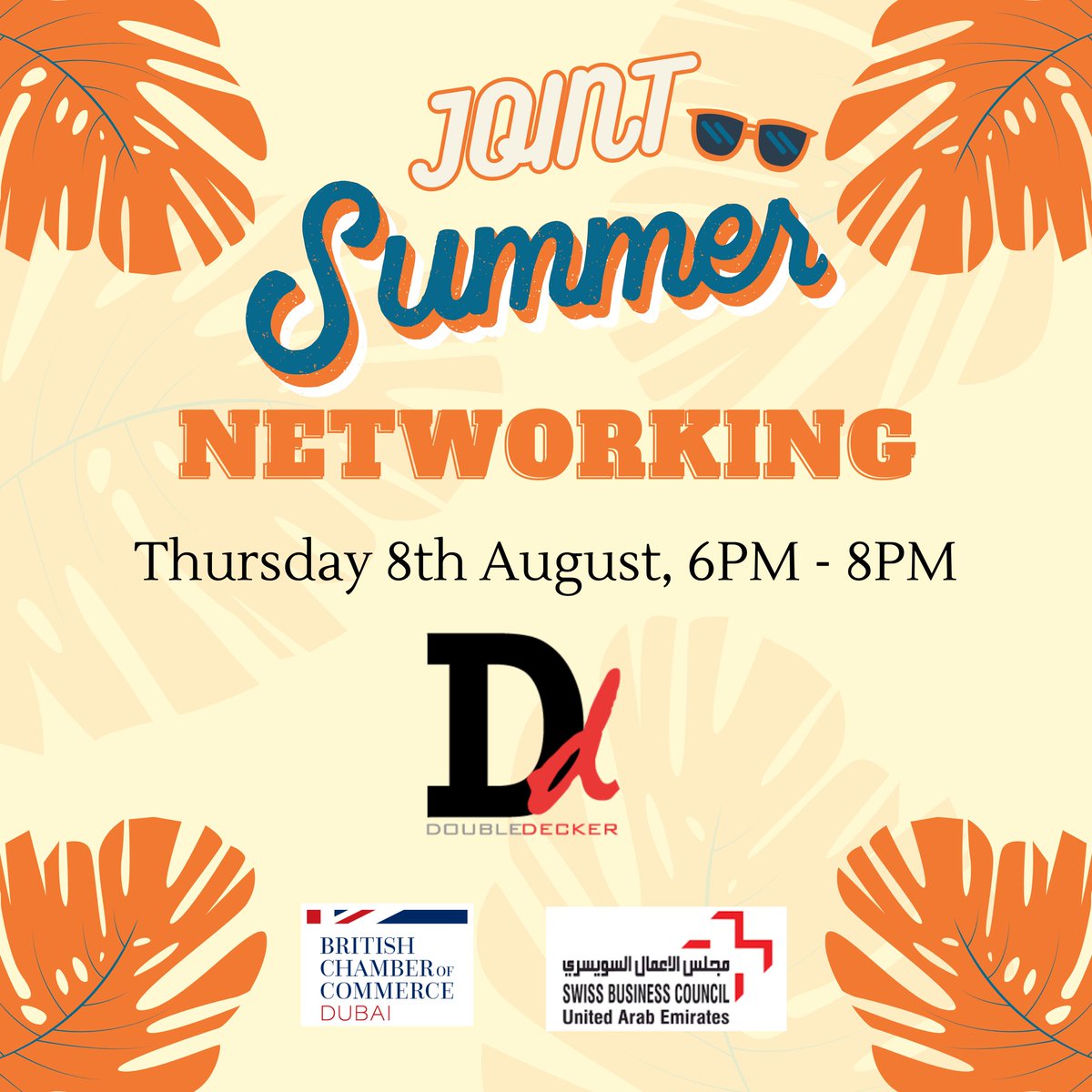 swissbcuae's tweet image. Are you in Dubai this summer? Join us!

REGISTER NOW:
swissbcuae.com/events/bccd-sw…
.
.
.
#summernetworking #summer #dubai #dubaisummer #intercouncil #business #chamberofcommerce #businesscouncil #networking #networkingevent