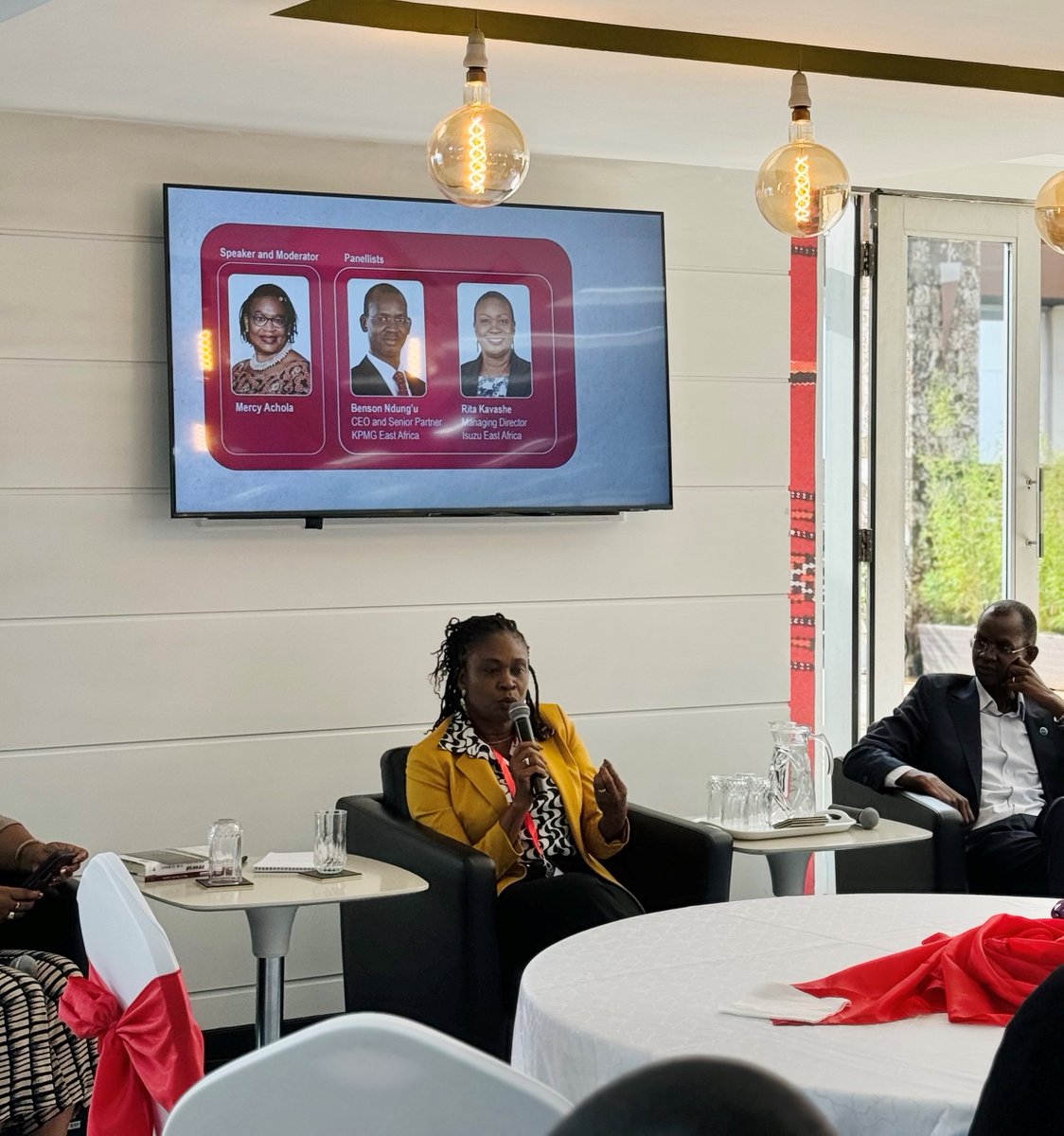 WCD_Kenya's tweet photo. As leaders, it is essential to foster an inclusive environment where everyone feels comfortable speaking up and raising concerns. -  Rita Kavashe, Managing Director, Isuzu East Africa |
@IsuzuKenya https://t.co/ZvVnm67kH5