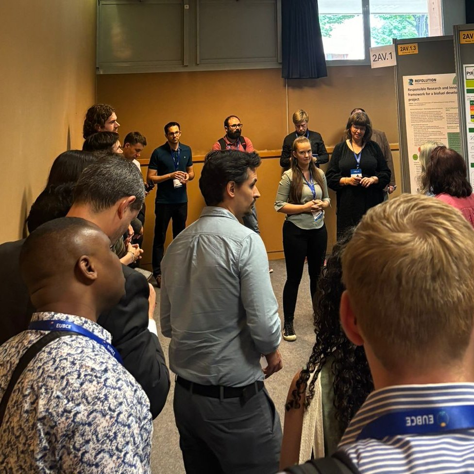 REFOLUTION Project (@refolution_heu) on Twitter photo ๐ฟWe would like to thank all the people who participated at the Poster presentation and the Parallel event on the REFOLUTION Project.
There were beautiful moments of discussion!
โจ Thanks to <a href="/NintsuW/">Nina Wessberg</a> and Hanna Saari from <a href="/VTTFinland/">VTT</a> for bringing our project at <a href="/EUBCE/">EUBCE - European Biomass Conference and Exhibition</a>! ๐ฟWe would like to thank all the people who participated at the Poster presentation and the Parallel event on the REFOLUTION Project.
There were beautiful moments of discussion!
โจ Thanks to <a href="/NintsuW/">Nina Wessberg</a> and Hanna Saari from <a href="/VTTFinland/">VTT</a> for bringing our project at <a href="/EUBCE/">EUBCE - European Biomass Conference and Exhibition</a>!