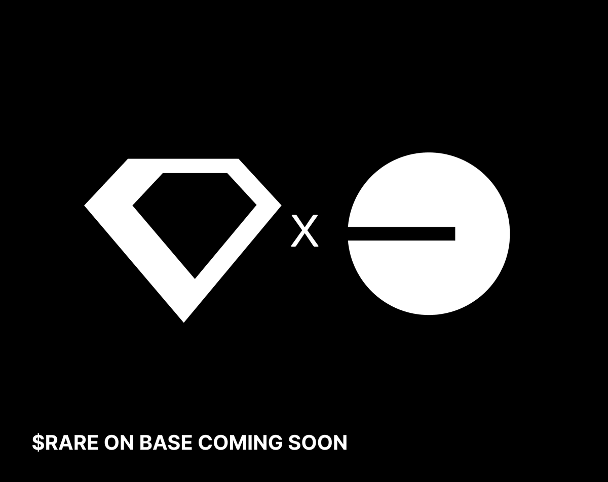 $RARE and protocol contracts will soon be on <a href="/base/">Base</a>. This is exciting for a number of reasons.

Layer 2s are changing the game. They provide a superior level of convince with acceptable security trade offs. Low cost mints are the number one NFT use case on L2s right now but what