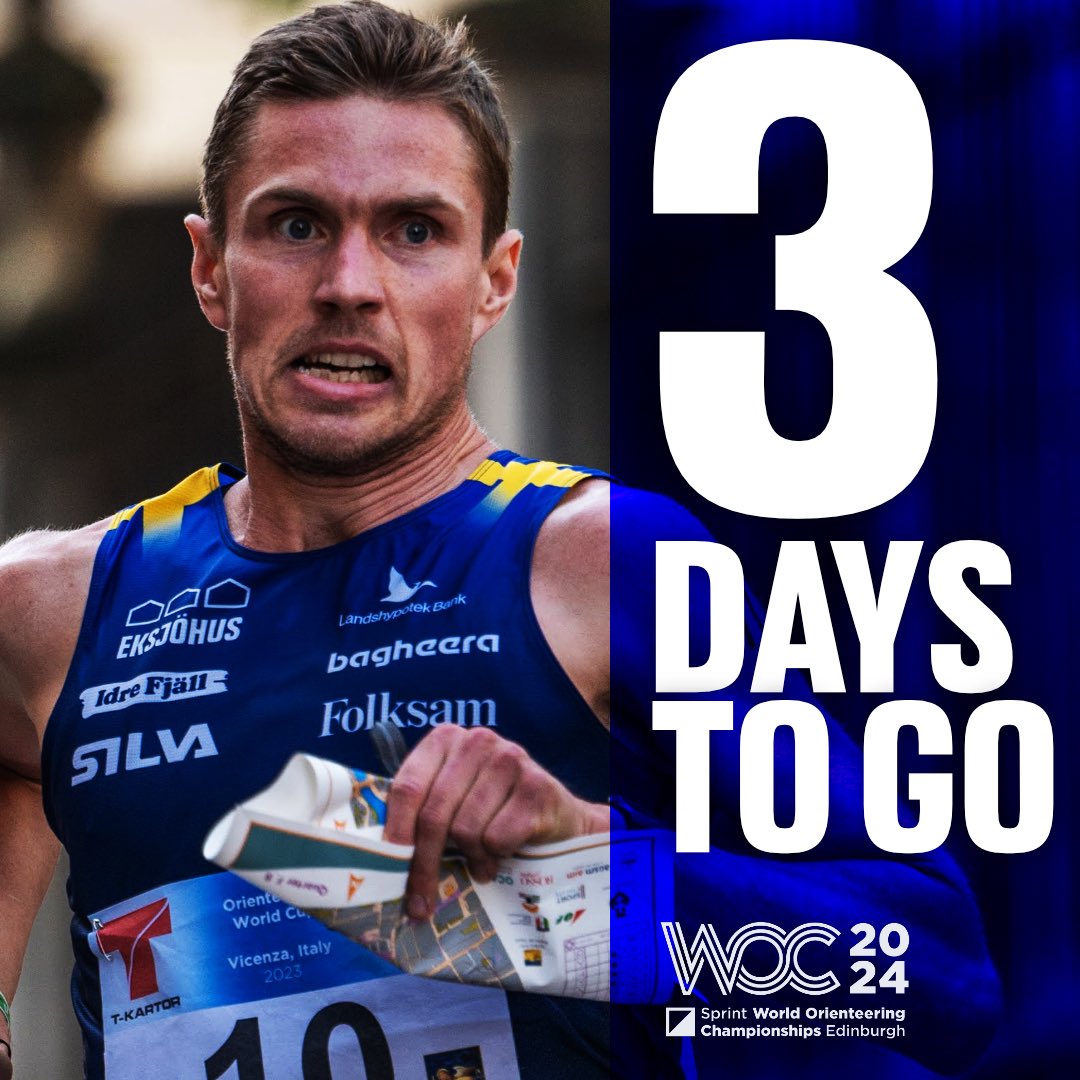3 days to go! 🎽🏴󠁧󠁢󠁳󠁣󠁴󠁿

<a href="/EventScotNews/">EventScotland News</a> <a href="/Edinburgh_CC/">The City of Edinburgh Council</a> 

📸 <a href="/IOForienteering/">IOF Orienteering</a> / Kristina Lindgren