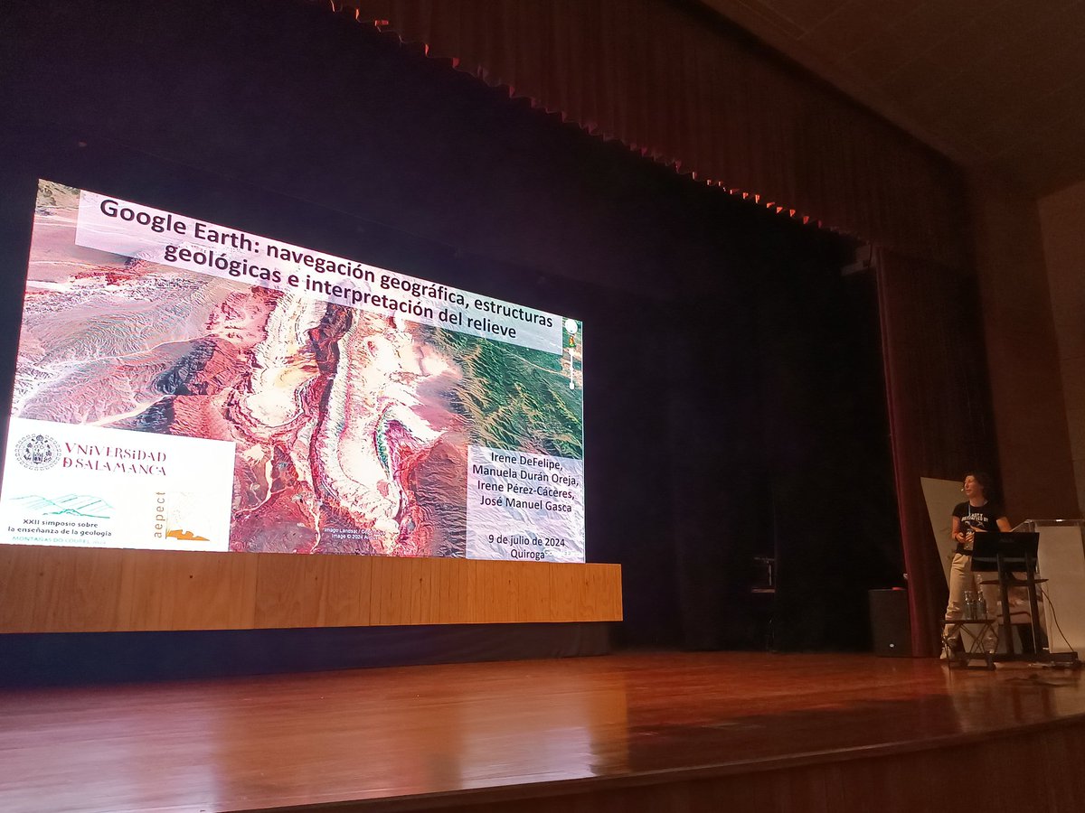 aepect's tweet photo. Última ponencia de hoy: Introducción a la cartografía geológica 🗺️mediante Google Earth🛰️📡: navegación geográfica, estructuras geológicas e
interpretación del relieve ⛰️. I. De Felipe, M. Durán , I. Pérez-Cáceres y J.M. Gasca https://t.co/mOQPtoHD0B