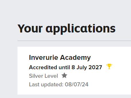 Inverurie Academy Library tweet media