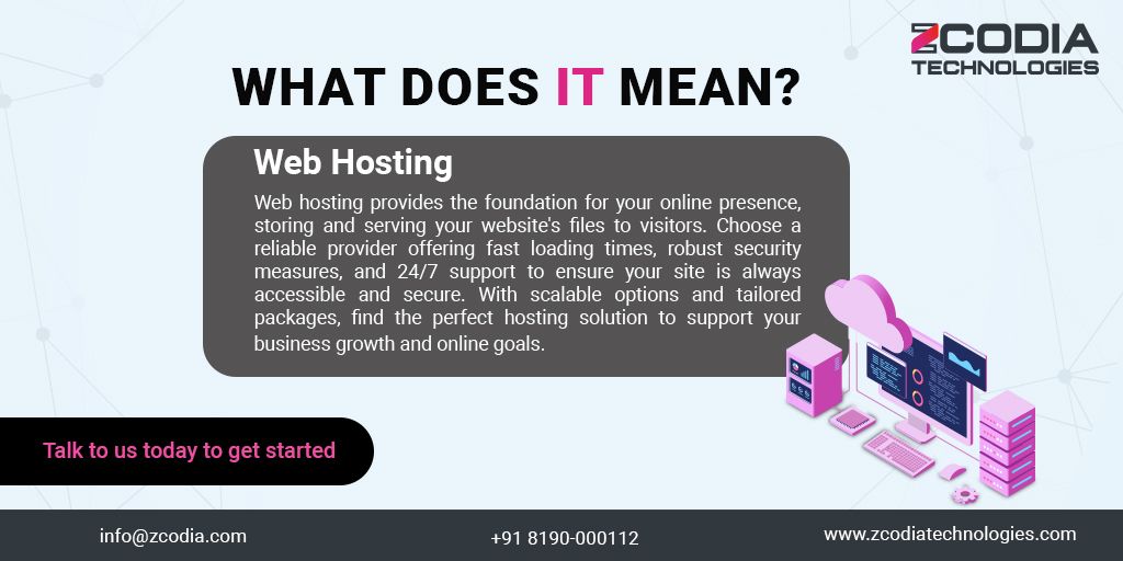 zcodia's tweet image. Power your online presence with reliable web hosting. Discover fast, secure, and scalable solutions today!

#Zcodia #ZcodiaTechnologies #Webhosting #Website #ReliableProvider #24/7support #BusinessGrowth #onlinepresence #loadingtimes #securitymeasures