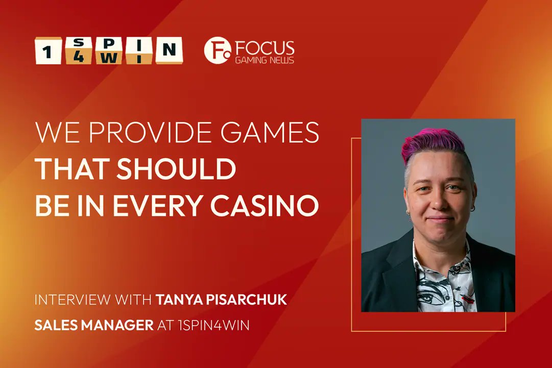 FocusGamingNews's tweet photo. Tanya Pisarchuk, @1spin4win: “We think our games are must-haves for every online casino”
Tanya Pisarchuk, Sales Manager at 1spin4win, discusses the company’s strategic focus on classic online slots and its position in the competitive igaming market.
#ExclusiveInterview #1spin4win #OnlineSlot #Igaming #OnlineCasino
https://t.co/qQLTd37O7B