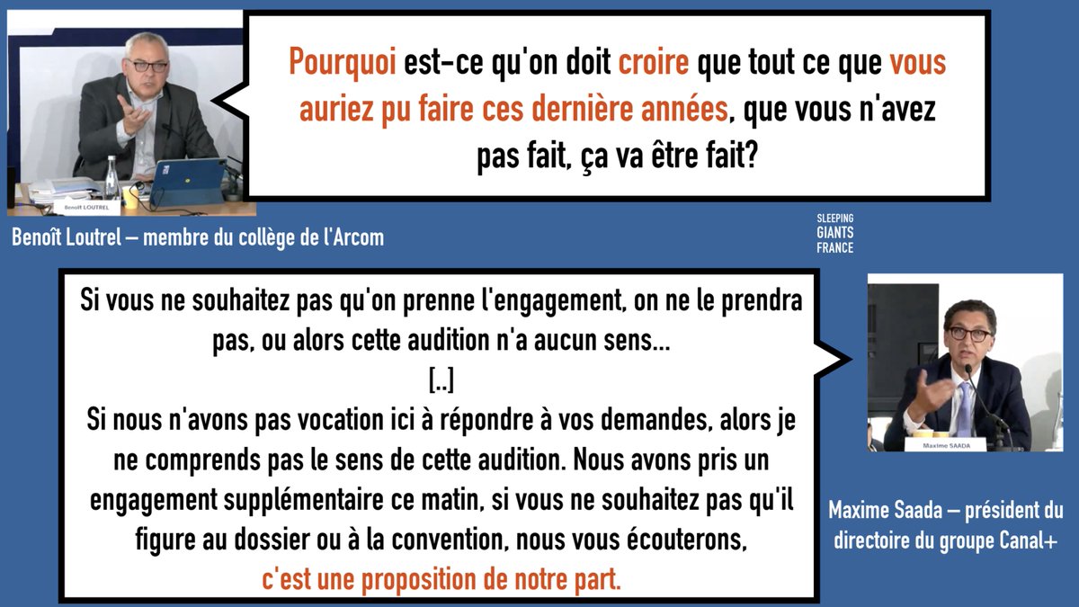 slpng_giants_fr's tweet photo. 🔥 Hanouna nargue l'#Arcom dans ses émissions, s'assoit sur la convention malgré les sanctions.
Interrogé par l'Arcom, le responsable du groupe explique que l'énième promesse en l'air prise sous la contrainte, c'est à prendre ou à laisser.

Chez nous on appelle ça du f... de g... https://t.co/OF5LU68NYx