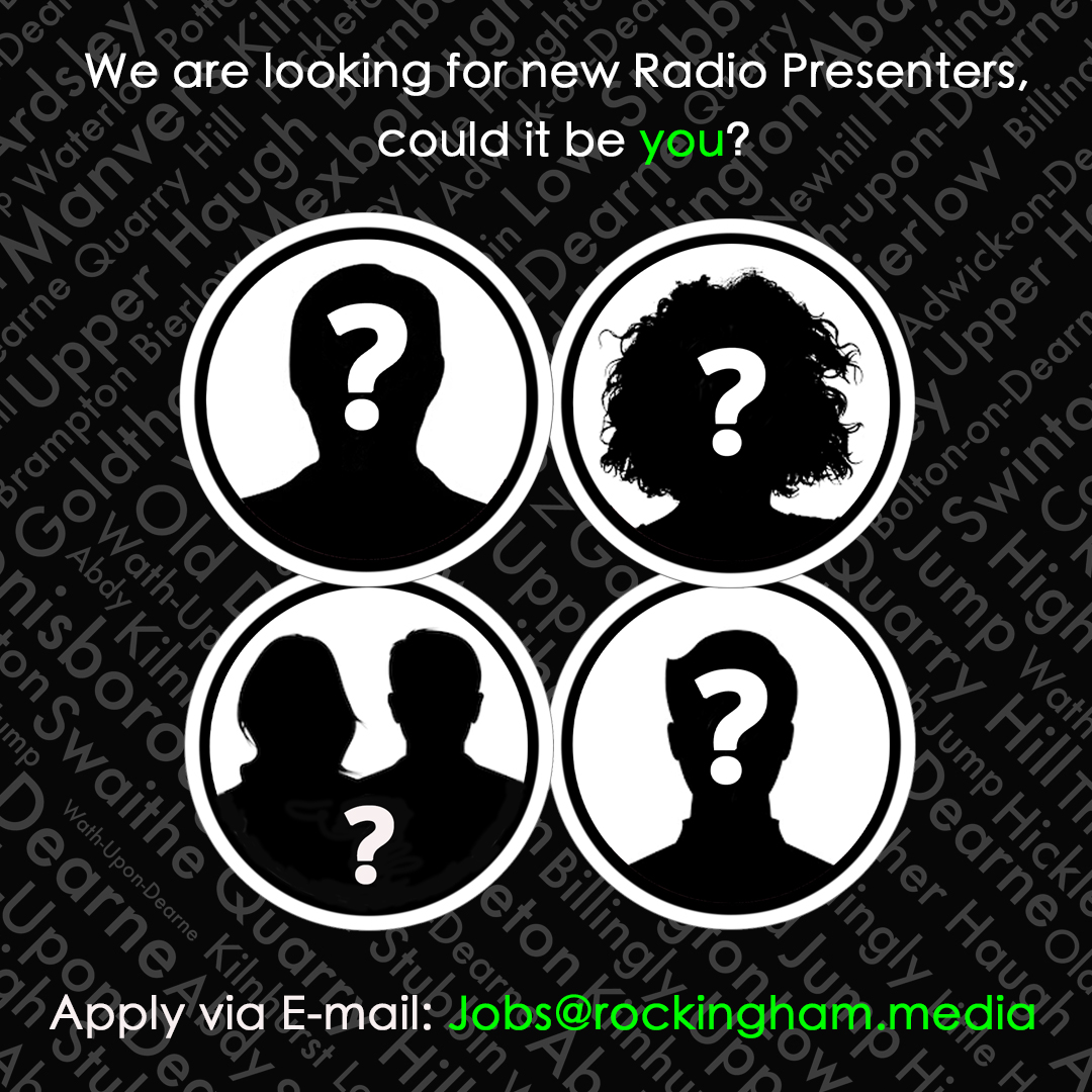 * Do you have a few spare hours a week?

* Do you have a passion for entertaining, educating and enhancing your community?

We’re looking for new presenters, we’ll provide the support and training to get you ‘On Air’...

#rockinghamradio #radio #localradio #presenters