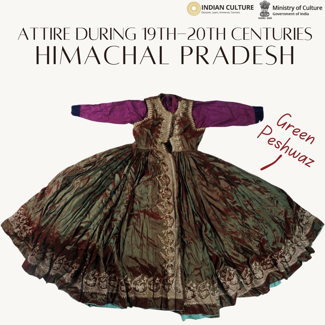 _IndianCulture's tweet photo. These are some traditional clothing attire from Himachal Pradesh.
Find out more about Indian textiles on https://t.co/gSQIs2LXIU
#himachalpradesh #textiles #chambarumal #peshwaz #joji #topi #angrakha #pullachappal #indianhistoricaldressing #indianclothes #textilesofindia https://t.co/BdK55pc3KA
