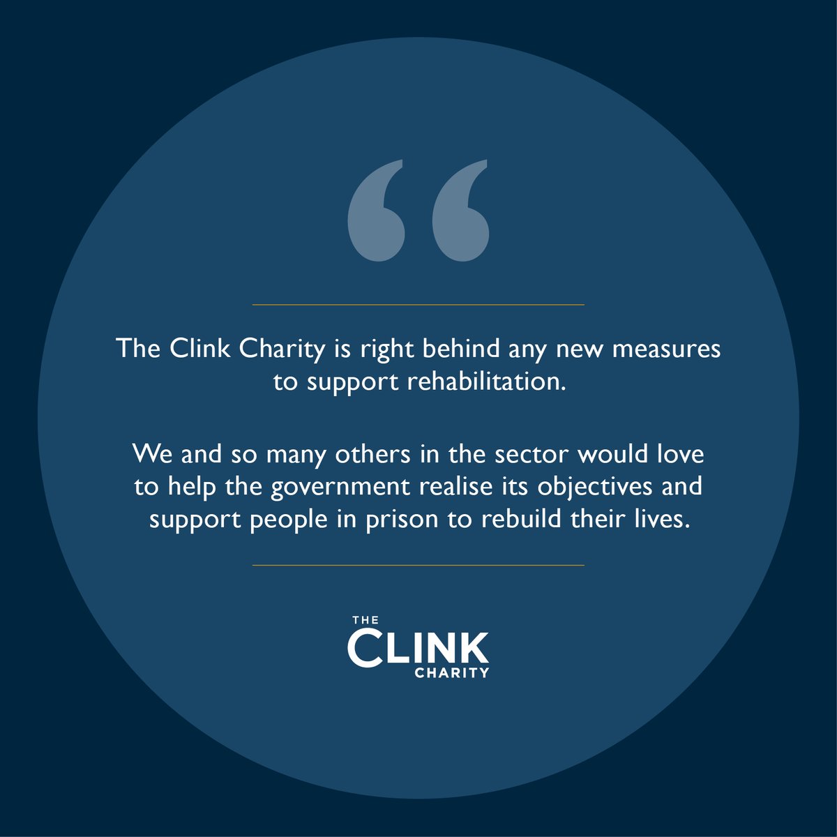 📢 We welcome the new appointment of <a href="/JamesTCobbler/">James Timpson</a>, a true subject matter expert to a pivotal role within the Ministry of Justice.

We're keen to collaborate with the government to achieve its goals &amp; help individuals in prison rebuild their lives. #PrisonReform #GeneralElection