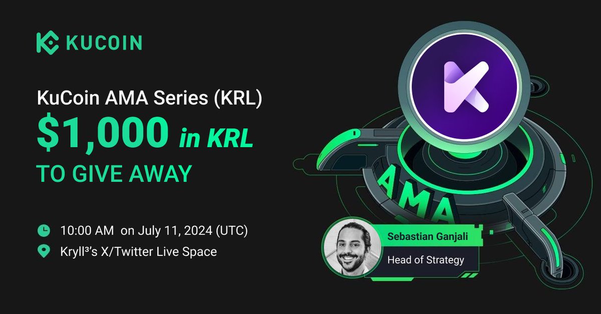 kryll_io's tweet photo. 🌟 Join us for an exclusive AMA on X Space with @kucoincom! Learn about our innovative AI solutions shaping the future of finance!

📅 10:00 AM (UTC) on July 11, 2024 (12 PM CEST)
🔗 https://t.co/qnb6ePjJFp

We'll discuss the future of Kryll³ and its AI-powered transformation:

🔹 Enhanced AI-powered asset analysis & Smart Money tracking
🔹 Cutting-edge decision-making tools
🔹 Tailored insights from K, your AI crypto assistant
🔹 Unified Web3 portfolio insights and overview

👉 Like, retweet, and follow @Kryll_io and @kucoincom to join the $1,000 giveaway! #Kryll #KuCoin #AMA #Crypto