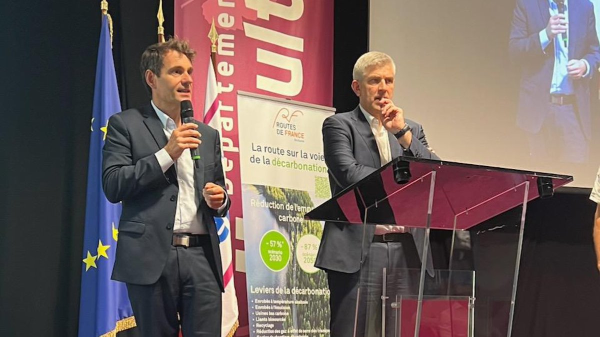 RoutesdeFrance1's tweet photo. 📍Le président de @RoutesdeFrance1 était présent ce matin à la Matinée Technique Routes de France Occitanie - Méditerranée. #travauxpublics #frtp https://t.co/hSuW8w097M