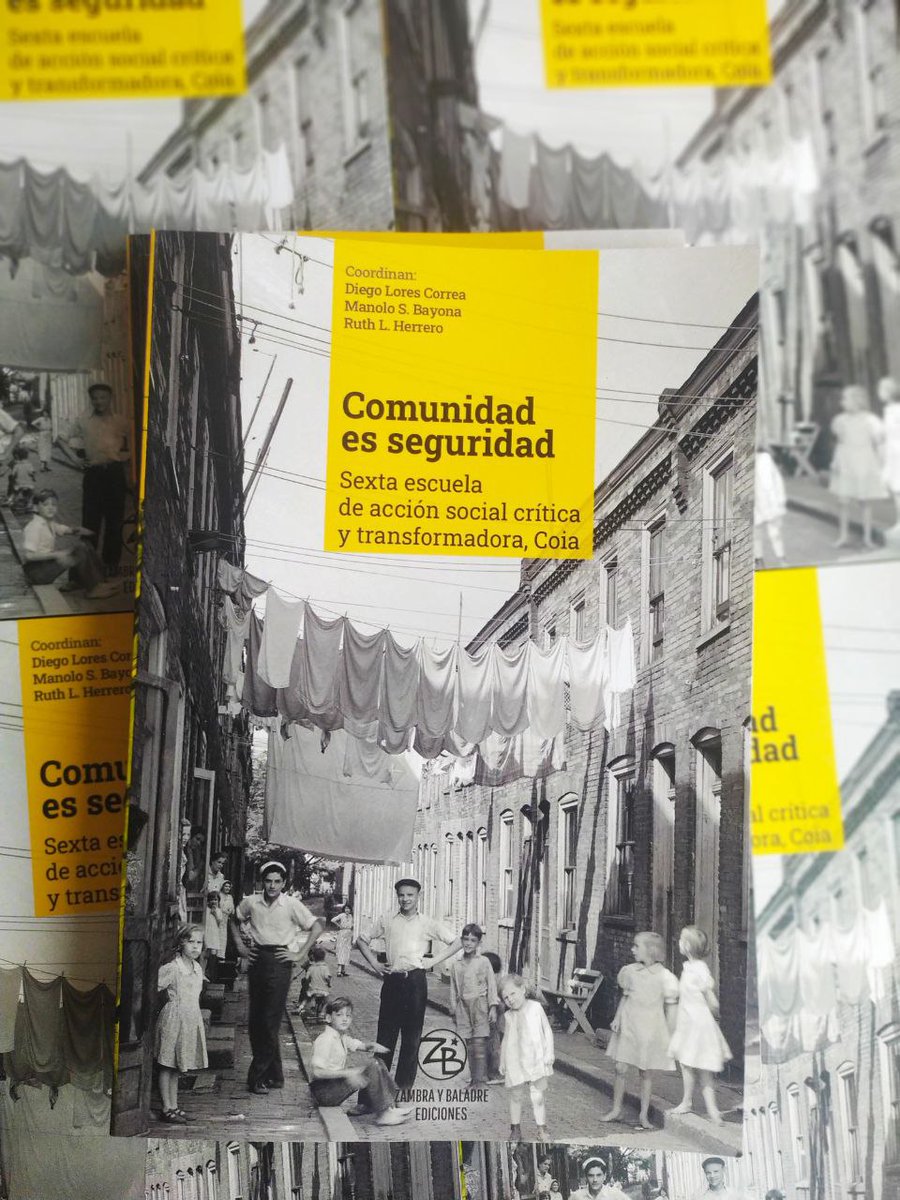 Xa temos no barrio o libro📕 

"Comunidad es seguridad. Sexta escuela de acción social crítica y trasnformadora, Coia"

Por 15€ é voso 😉