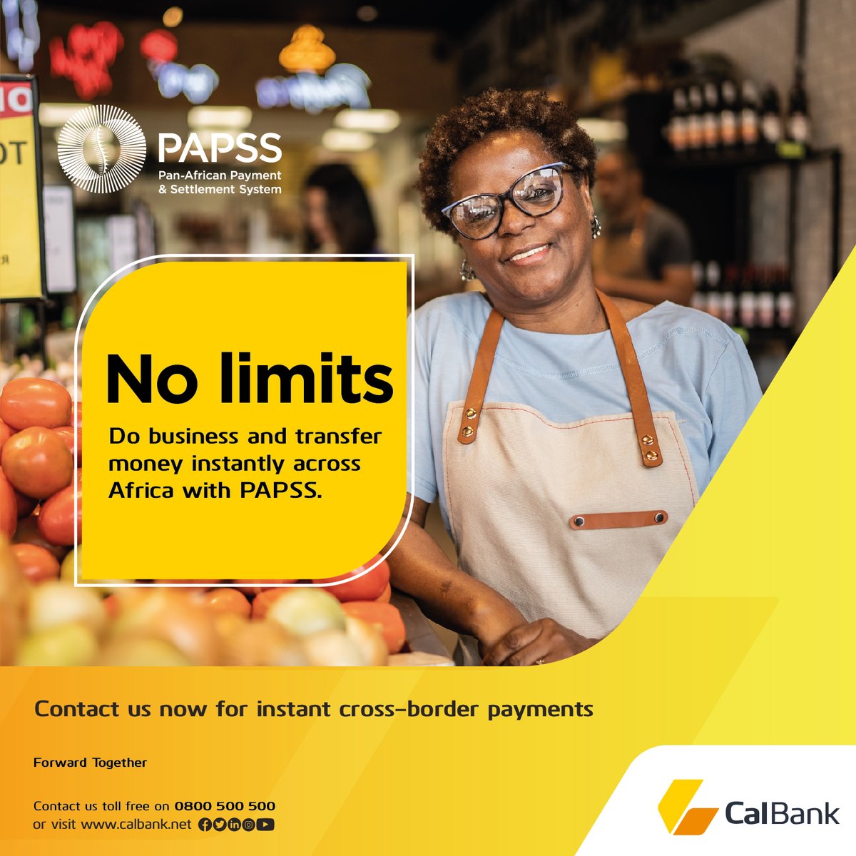 CalBankPLC's tweet image. Don't be held by boundaries, do business and transfer money instantly across Africa using PAPSS on CalNet. It's convenient, instant and secure.
#CalBank #ForwardTogether #PAPPS #InstantPayments