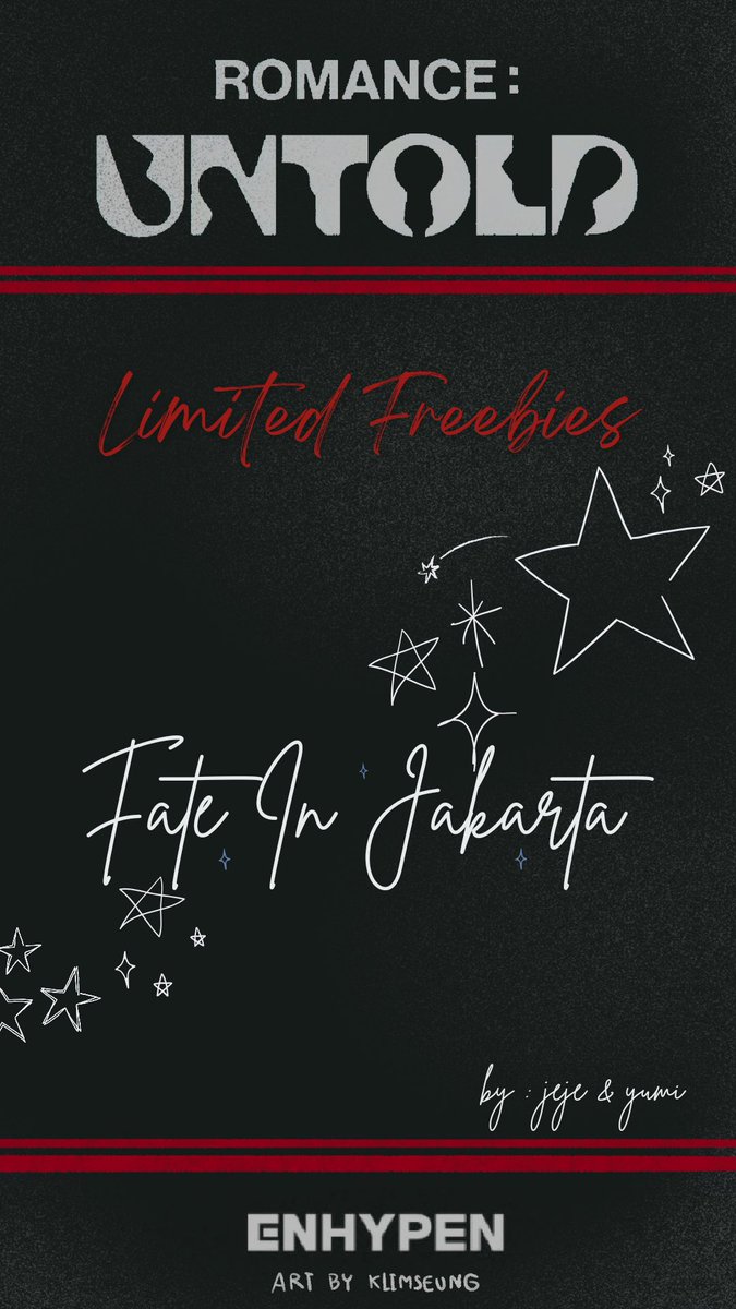 bleutherine's tweet photo. ENHYPEN Fate+ Jakarta

 ⋆𐙚₊˚⊹ freebies by @jejejojojuju2 and @adyumiyumi art by @klimseung 

📍ICE BSD 
📅 August 17-08-2024
⏰ TBA

ִ ࣪𖤐 first come first get, limited quantity!
 ࣪𖤐 please ask nicely
ִ ࣪𖤐 do not throw ☃︎

see you ! ˚ ༘♡ 

#FATEPLUS_IN_JAKARTA #ENHYPEN https://t.co/5Ej93XwNgu